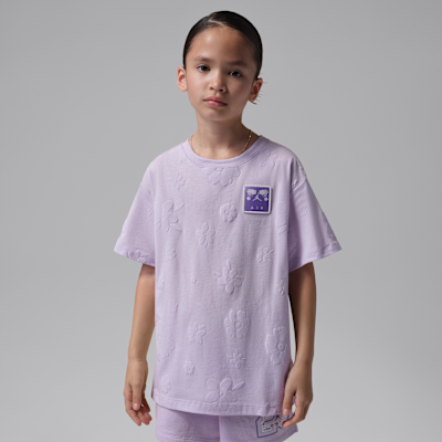 Jordan Little Kids' Printed Oversized T-Shirt. Nike.com